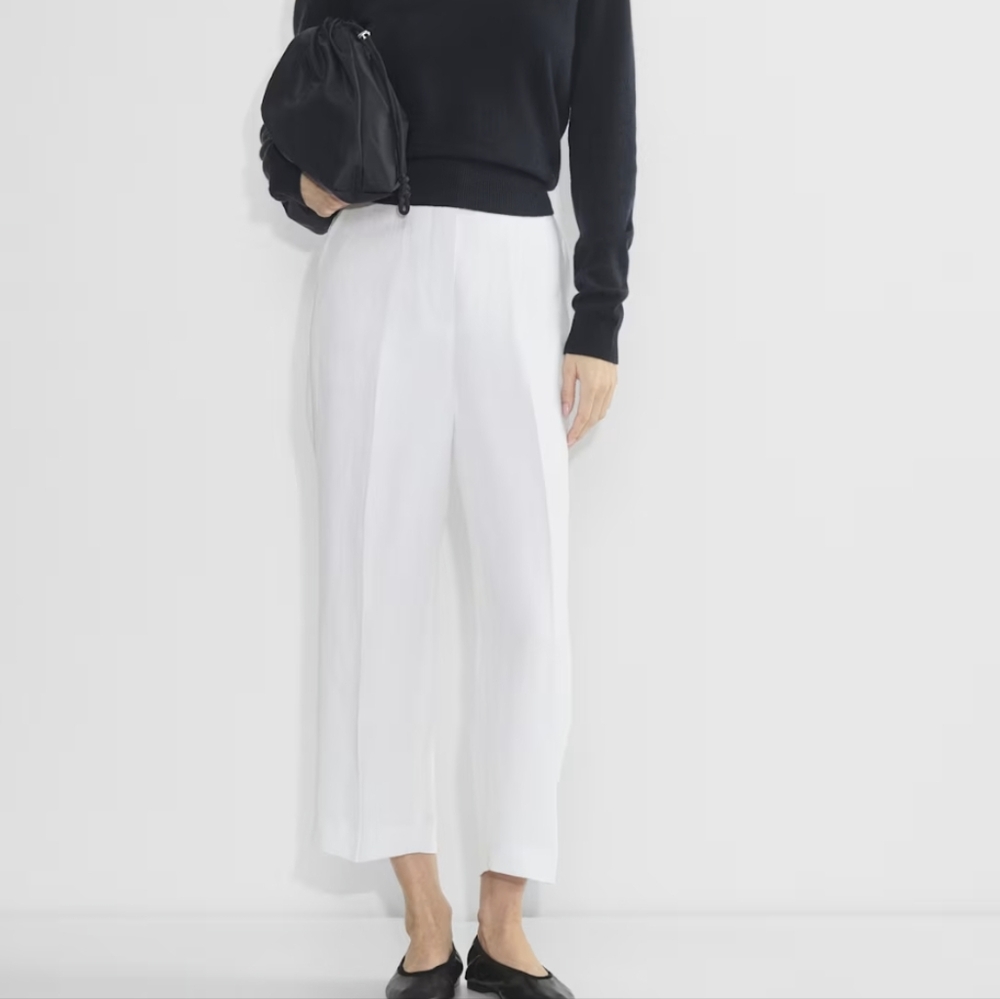*nwt* limitless cropped linen pants